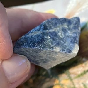 Sodalite raw gemstone